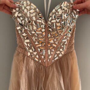 Sherri Hill Dress - Beige